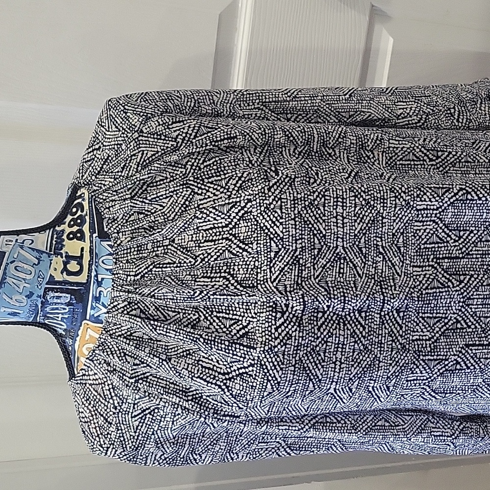 Armani Exchange geometric dress
